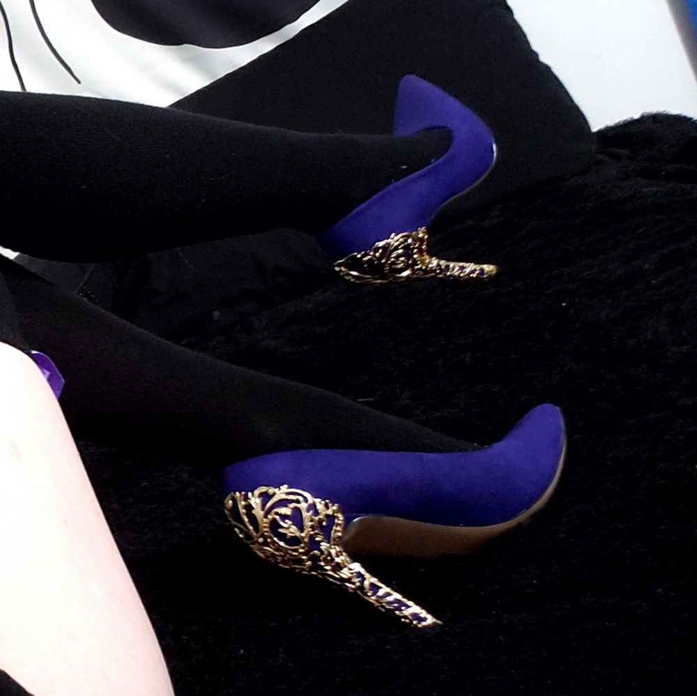 Purple heels